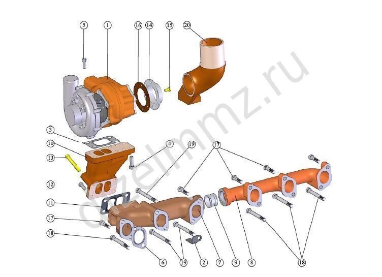 фланец ткр 260-1008041